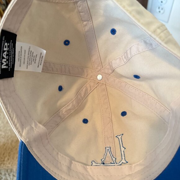 Los Angeles Dodgers Adjustable Baseball Cap – Blue & Tan - Picture 3 of 3